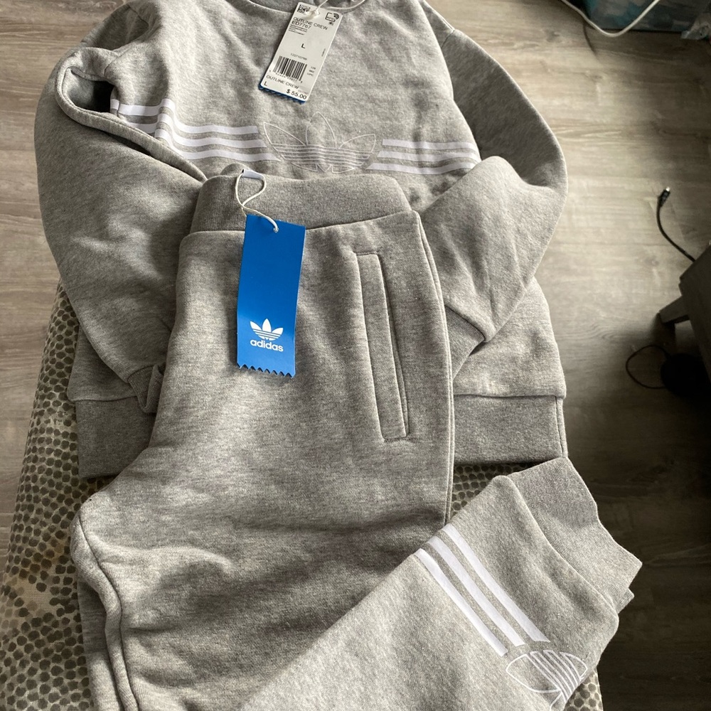 Adidas Sweatshirt and Pants Set NWT